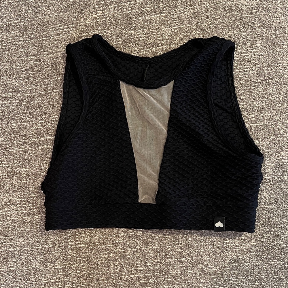 Booty by Brabants Croco Skin Crop Top